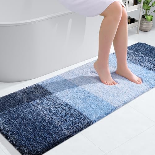 Bathroom Runner Rug 59x20 (59" X 20" / Navy)