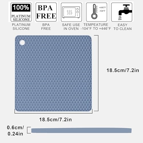4 Pack Silicone Trivet Mat (4 Count)