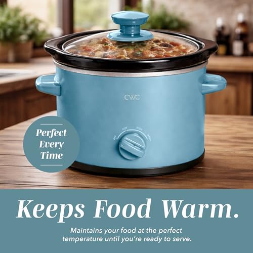 2QT Mini Electric Round Slow Cooker