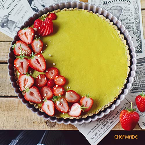 11 Inch Round Tart Pan with Removable Loose Bottom (11" with Removable Bottom)