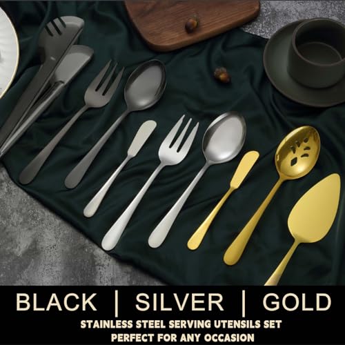 Black 20 Piece Serving Set (Black)