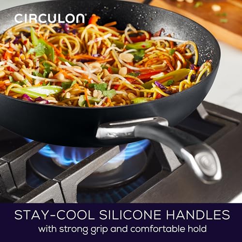 Symmetry Hard Anodized Nonstick Frying Pan Set (10" & 12" / Black)