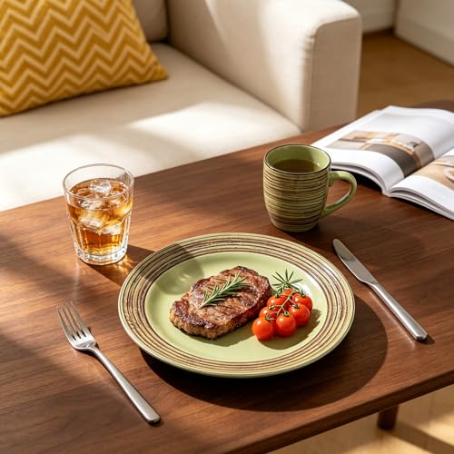 16 Piece Dinnerware Set (Oak Forest / Service for 4 - 16pc Set)