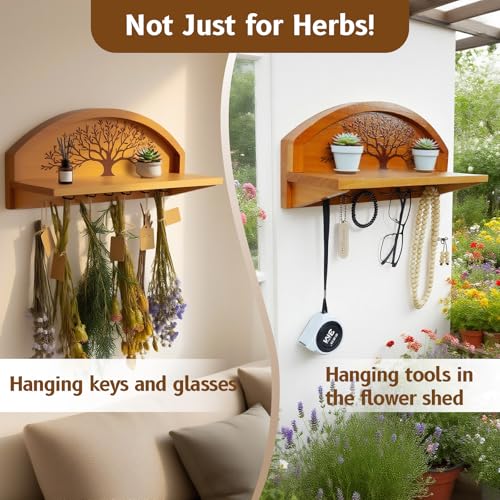 Tree of Life Herb Drying Rack (Herb Drying Rack-gold Foil Stamping)