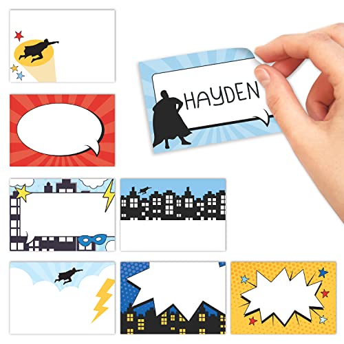 Self Adhesive Name Tags Sticker (56 Count)