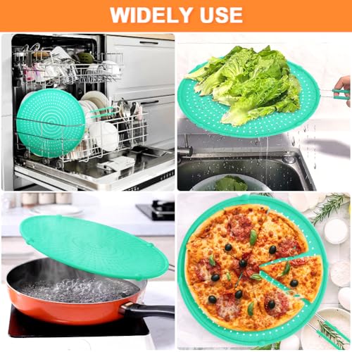 Splatter Screen for Frying Pan (Green)