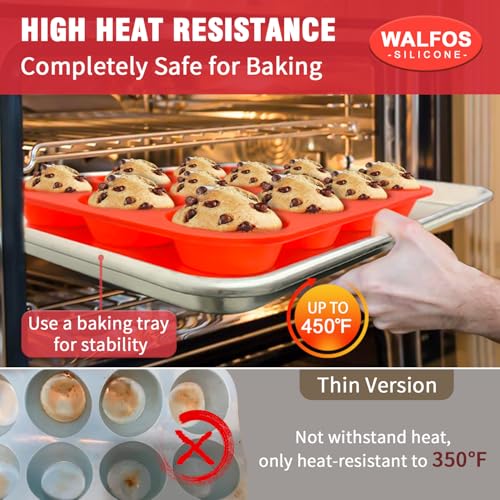 Silicone Muffin Pan (1 Pc: 12 Cups, Regular)