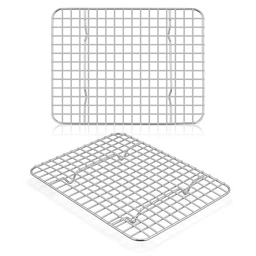 9.75"x7.5" Stainless Steel Cooling Rack Set Fit 10x8 Inch Sheet Pan (9.75" x 7.5")