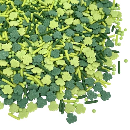 Shamrock Sprinkles for Baking (Green)