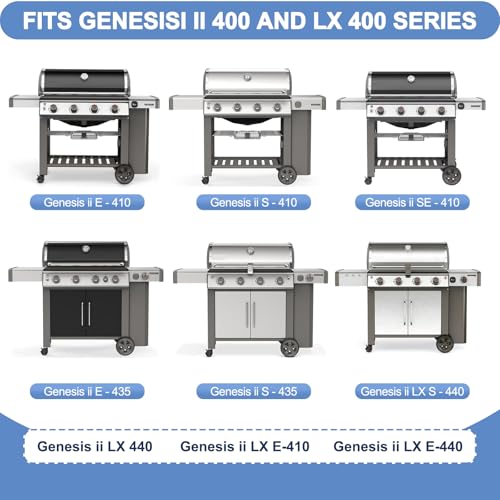 66097 Grill Grates with Grill 66041 66796 Flavorizer Bars Heat Deflectors for Weber Genesis II Grill Parts