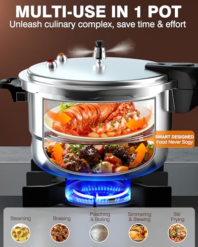 11Qt Aluminum Pressure Cooker w