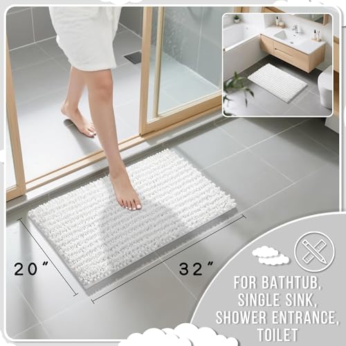 Bathroom Rugs Non Slip Washable 32x20 Inch