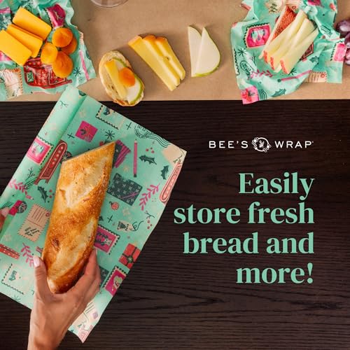 Beeswax Bread Wrap (Seasons Greetings 1 Pack)