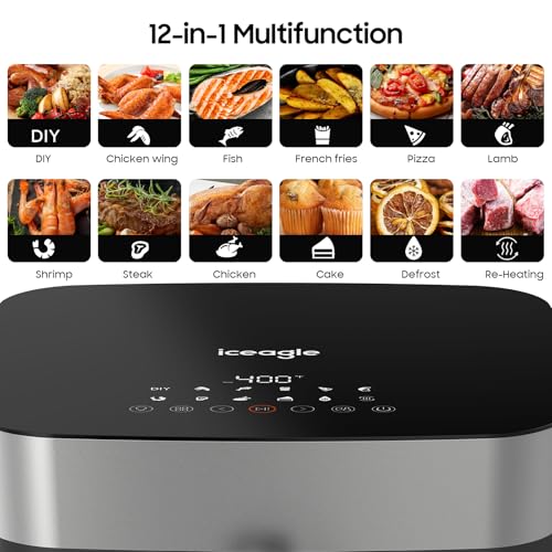Stainless Steel Air Fryer 9 Quart