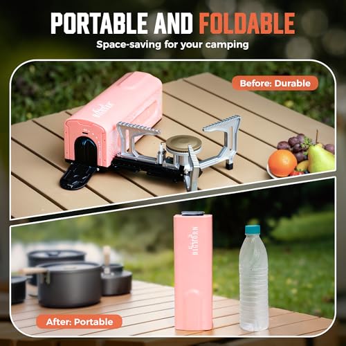 OUTDOORS Butane Camping Stove (Pink)