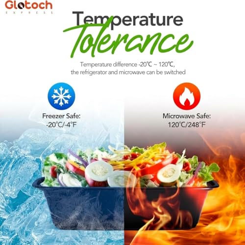 Glotoch Meal Prep Containers with Lids (24oz)