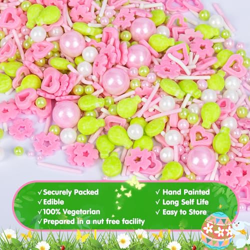 Edible Sprinkles for Cake Decorations (Petals Heart)