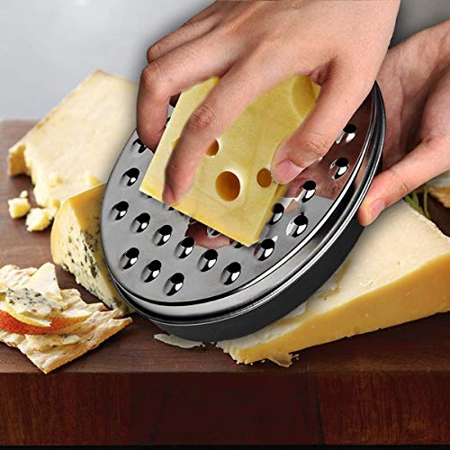 Cheese Grater Citrus Lemon Zester with Food Storage Container & Lid