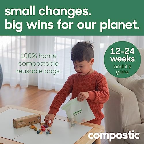 Compostable Snack Bags (60 Count / Snack)