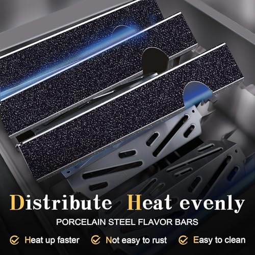 Genesis ii E 310 Grill Replacement Parts 66032 66795 Flavorizer Bars 66040 66685 Heat Deflectors for Weber Genesis ii Grill Parts GS4 (17.12" x 3" x 2.121" - 66795 Genesis II / LX 300)