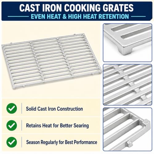 Genesis 2 Grill Parts for Weber Genesis ii 300 E (18.75" x 26.51" - 66095 66032 Genesis II LX 300)