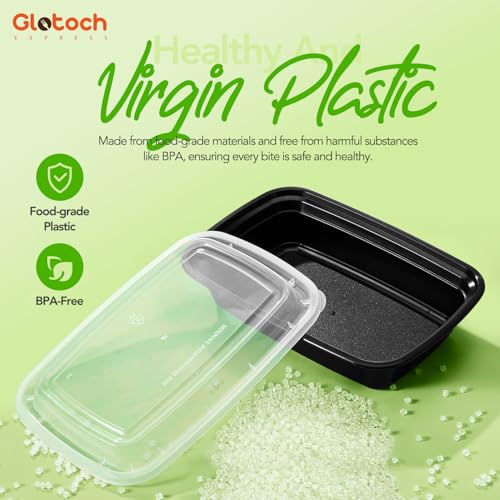 Glotoch 28oz Meal Prep Containers (28oz-10pc)