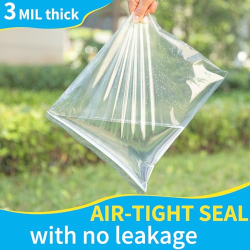 30 Count 13" x 15" Clear Plastic Shirt Bags