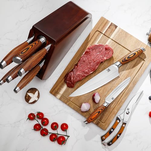 9pcs Knife Block Set (9 Count)
