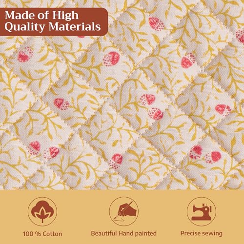 Pot Holders 100% Cotton Potholders (122 - Carpo / 8" x 8" (Pot Holder Pack of 1))