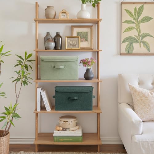 Memory Keepsake Storage Box (Sage Green&Dark Green / Large-2 Pack)