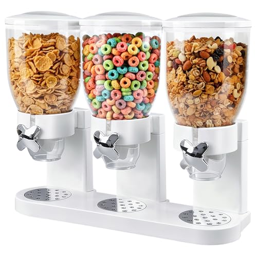 Triple Cereal Dispenser Countertop 2L (Triple 6L White)