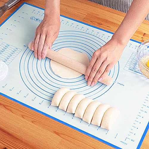 Silicone Baking Mat (Blue / 20"L x 16"W)