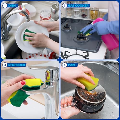 Kitchen Cleaning Sponges (96 Count)