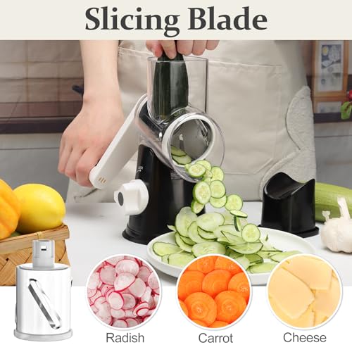 Rotary Cheese Grater Hand Crank Cheese Shredder