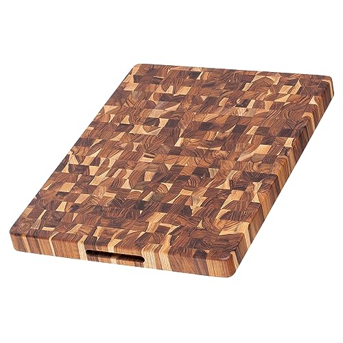 Butcher Block Cutting Board (Without Juice Groove / Large (20 inch x 15 inch x 1.5 inch))