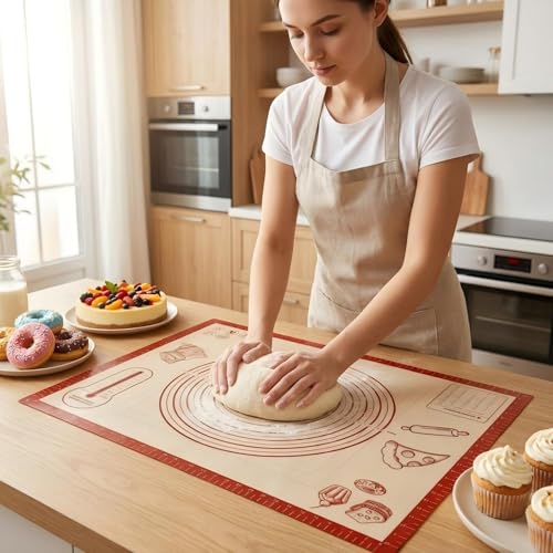 Silicone Baking Pastry Dough Mat (28"L x 20"W)