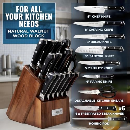 15 Piece Knife Set (Walnut)