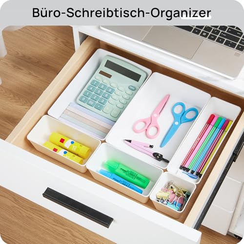 25 Pack Plastic Drawer Organizers with Non (25 Count)