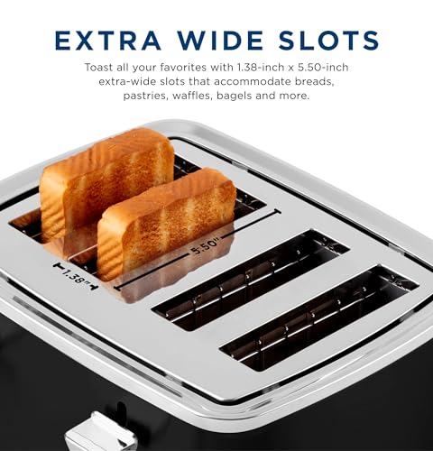 4 Slice Toaster (4-Slice / Black)