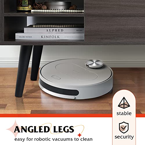 Lift Top Coffee Table with Hidden Storage (Ash_black / 39" with Shelf)
