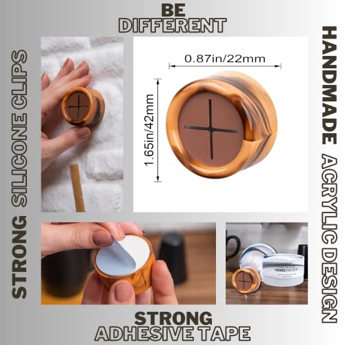 Towel Hooks 8 Pack Eco (8 Pack / Orange Sunset)