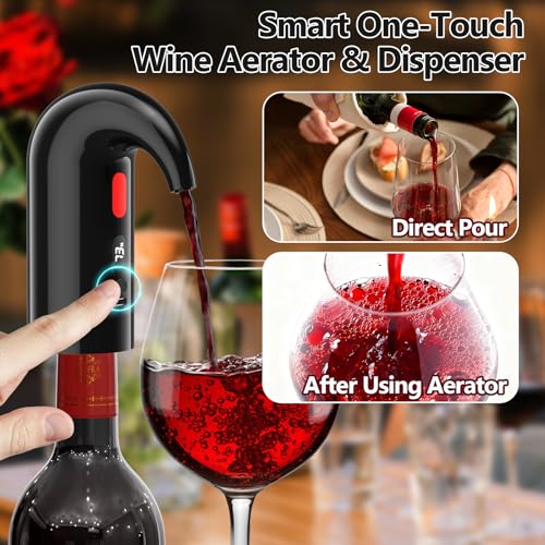 Electric Wine Aerator & Decanter Pump (Mini / Space Black)