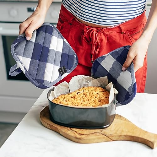 Cotton Pot Holders for Kitchen Heat Resistant Potholder (2 Count)