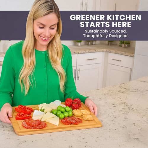 Bamboo Cutting Board (Glue-Free Surface - Rectangular)