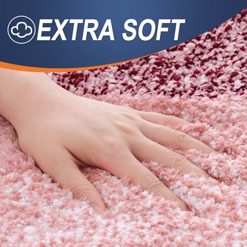 Bathroom Runner Rug 59x24 (59" X 24" / Red)