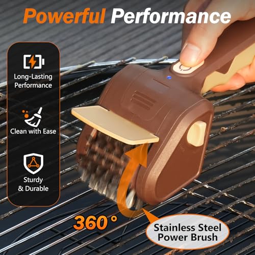 Electric Grill Brush for Outdoor Grill