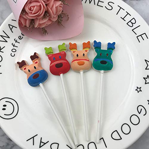 12 Capacity Silicone Deer Lollipop Mold Set (Deer)