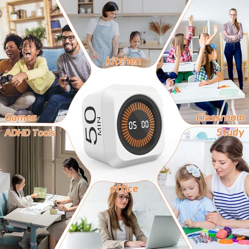 Rotating Cube Countdown Visual Timer 5