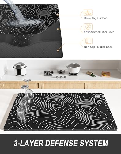 Dish Drying Mat for Kitchen Counter