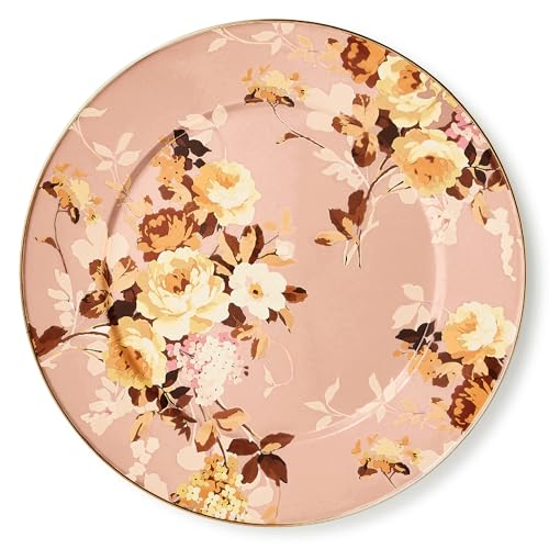 Enamel Serving Platter (Mauve Wild Rose)